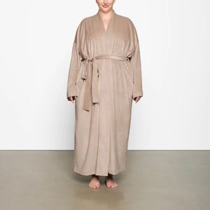 SKIMS Velour Wrap Robe